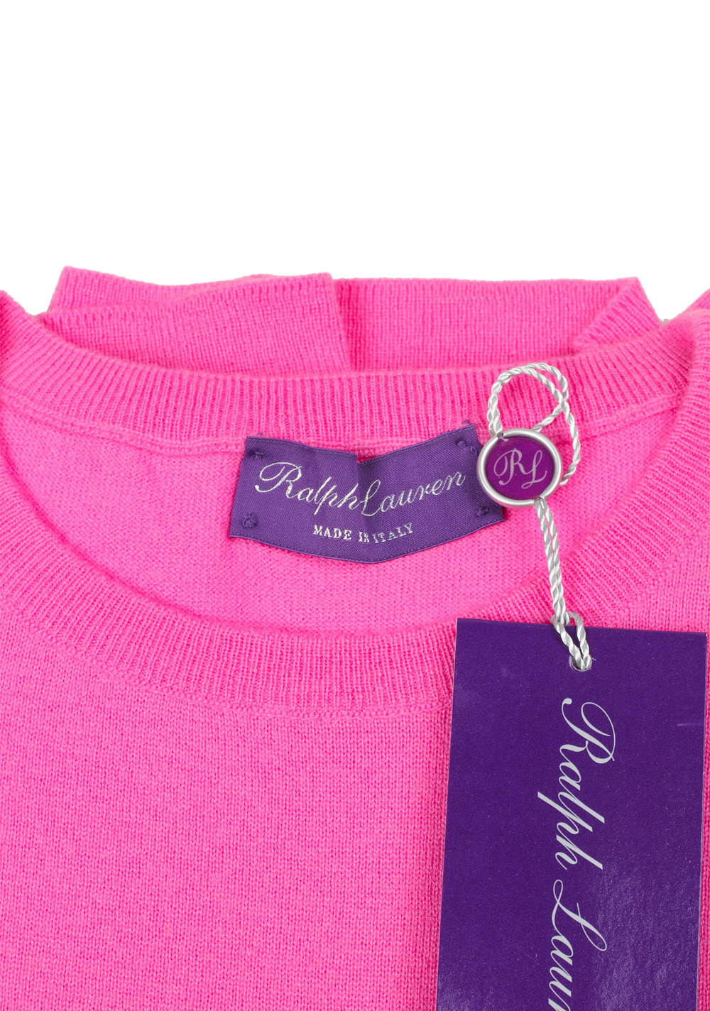 Ralph Lauren Purple Label Pink Crew Neck Sweater Size XXL / 56 / 46 U.S. In Cashmere | Costume Limité