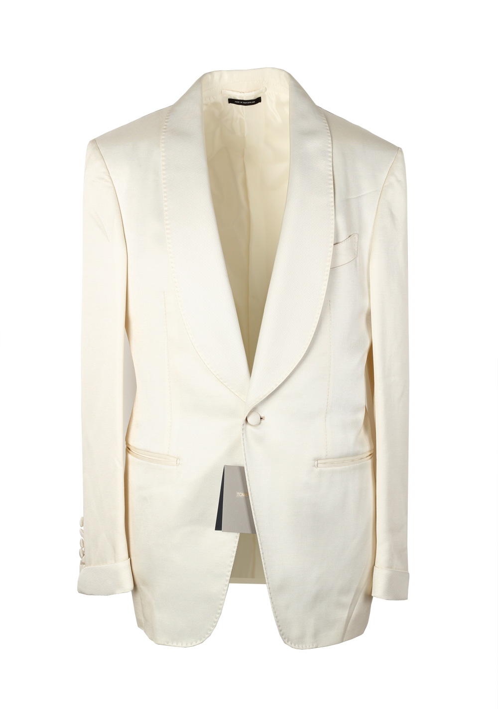 TOM FORD Shelton Ivory Sport Coat Tuxedo Dinner Jacket Size 46 / 36R U ...