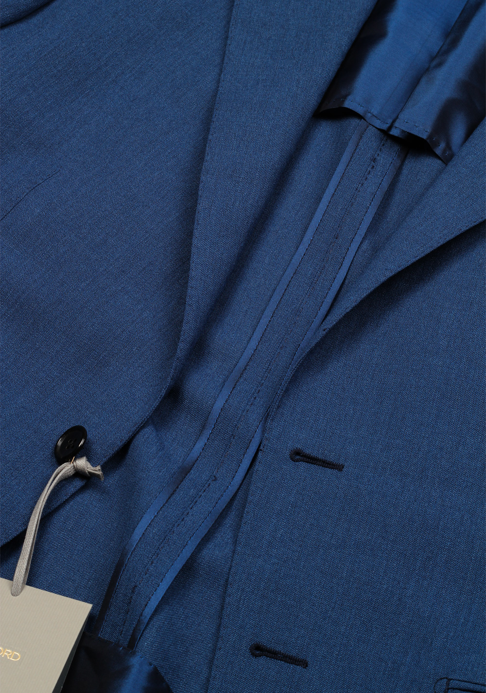 TOM FORD O’Connor Blue Sport Coat Size 48 / 38R U.S. Wool Fit Y | Costume Limité