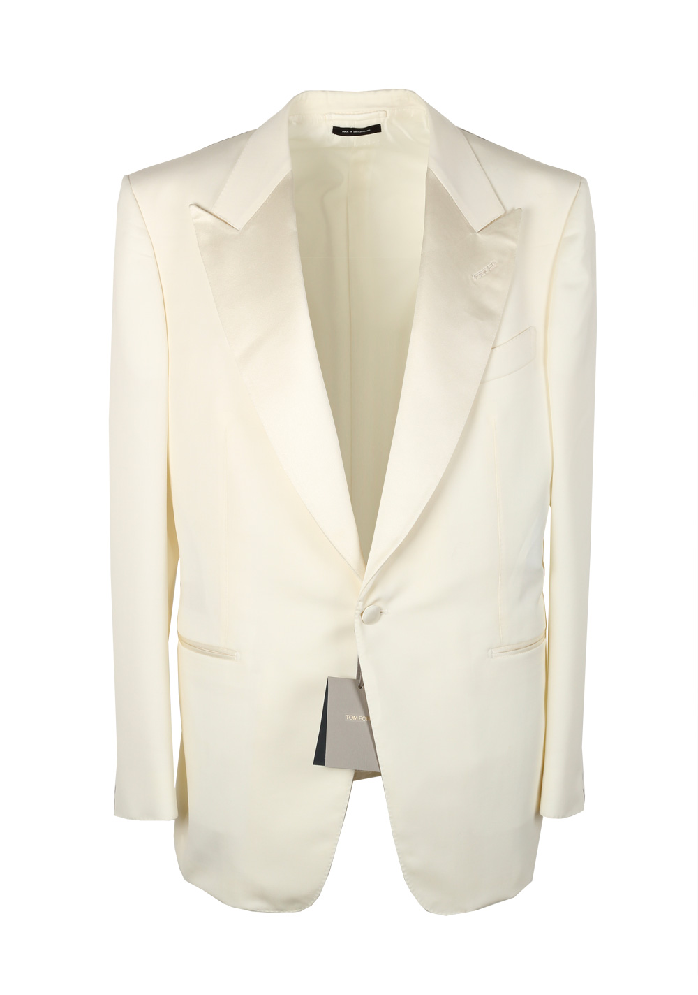 TOM FORD Windsor Ivory Sport Coat Tuxedo Dinner Jacket Size 54 / 44R U ...