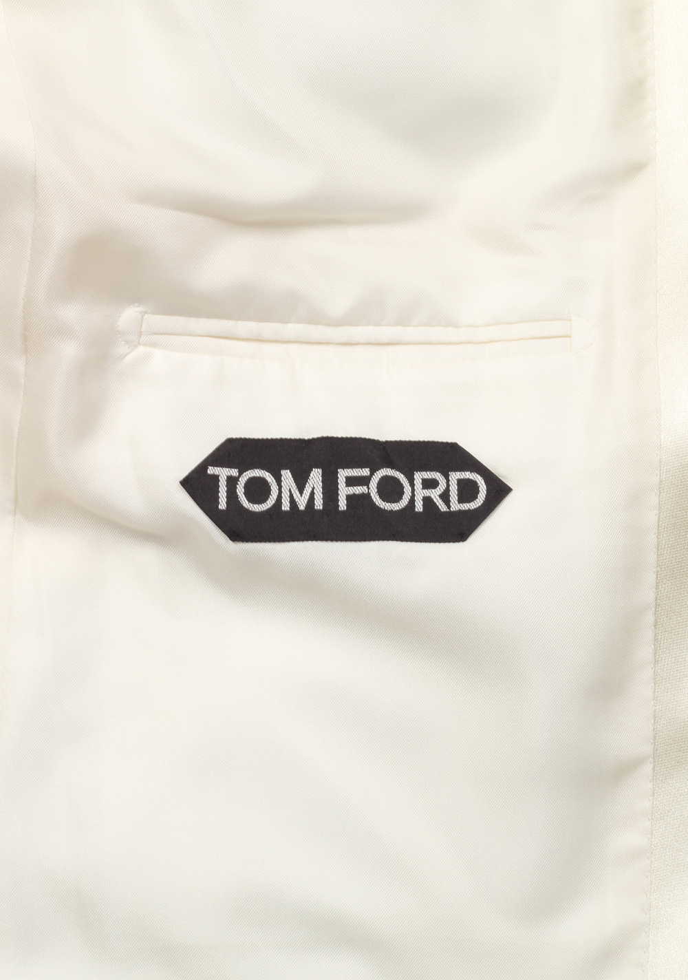 TOM FORD Windsor Ivory Sport Coat Tuxedo Dinner Jacket Size 54 / 44R U.S. Fit A | Costume Limité