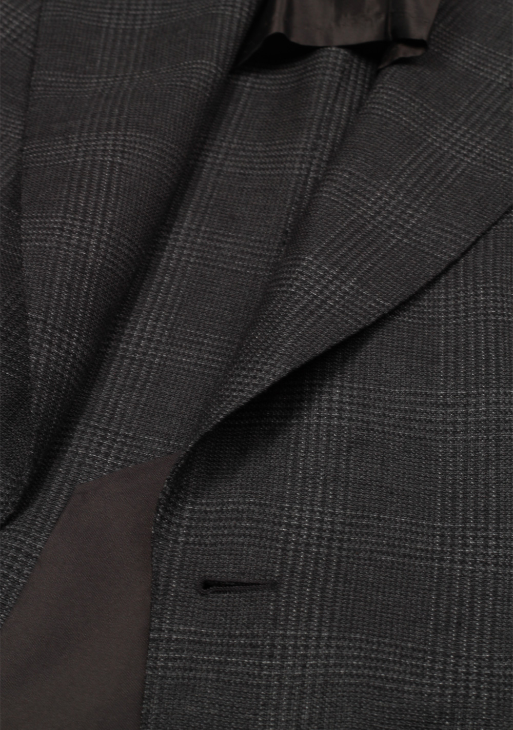 TOM FORD Shelton Checked Gray Suit Size 46 / 36R U.S. In Mohair Silk Linen – image 3