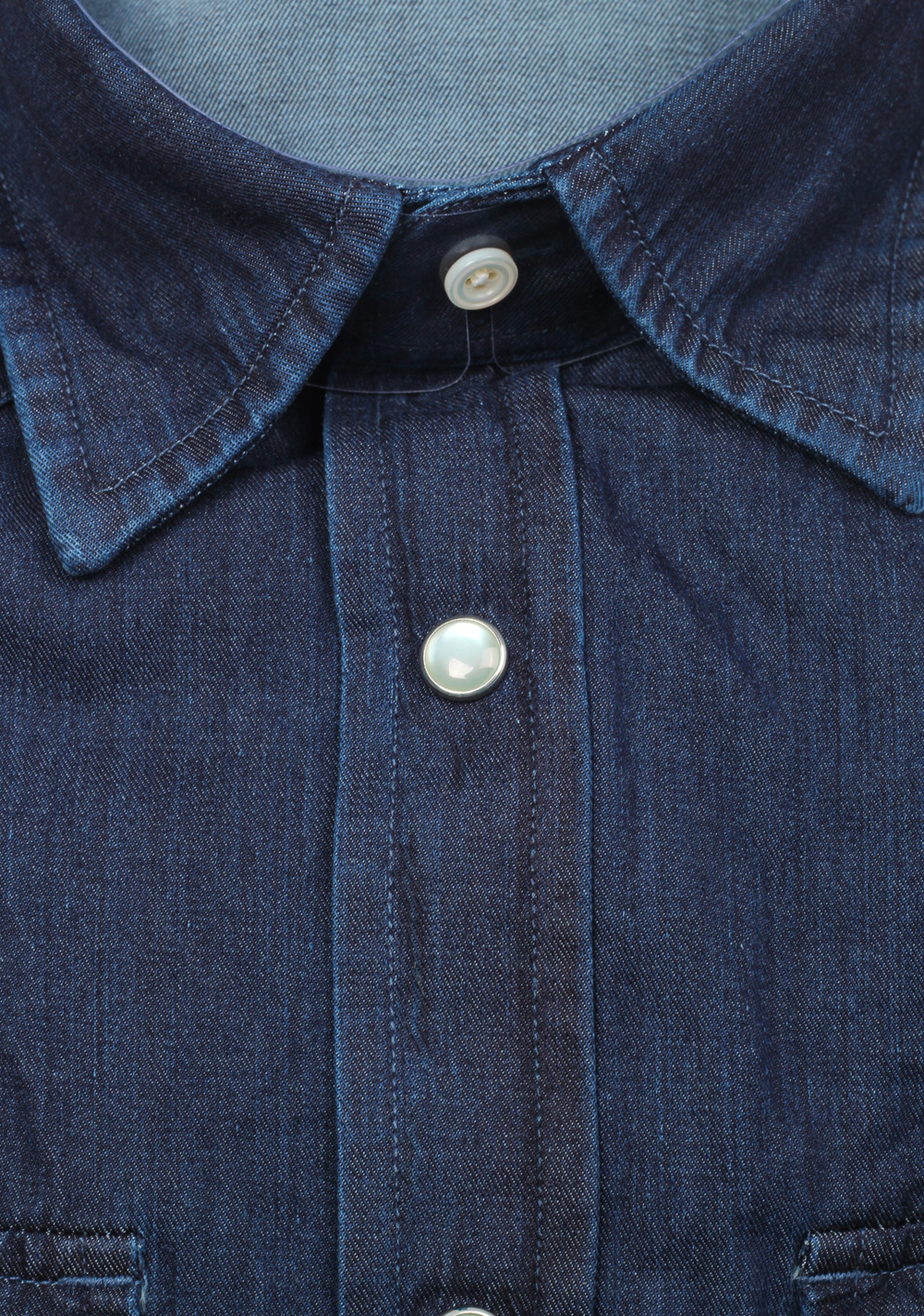 TOM FORD Solid Blue Denim Casual Shirt Size 39 / 15,5 U.S. | Costume Limité