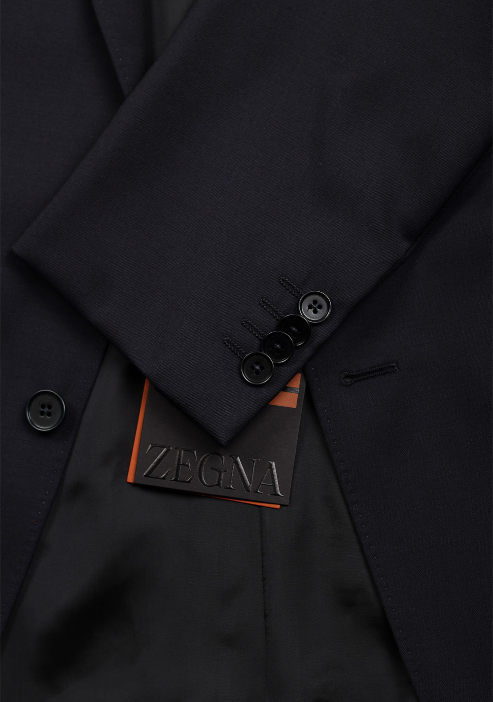 ZEGNA Blue Sartorial Wool Mohair Suit Size 48 / 38R U.S. – image 4