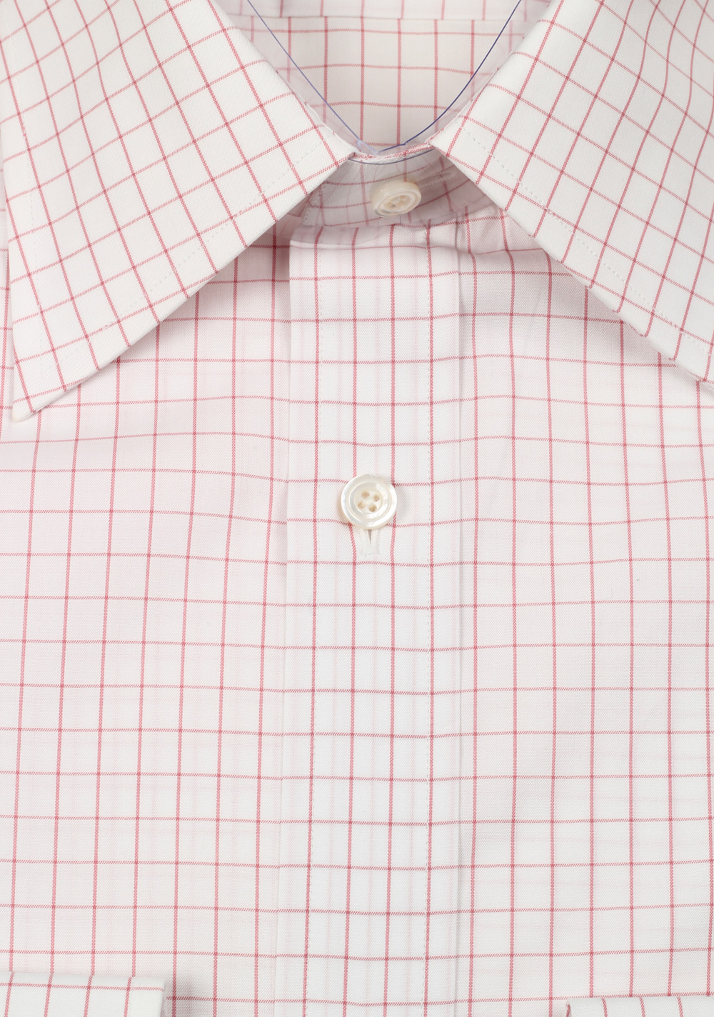 TOM FORD Checked White Pink Dress Shirt Size 40 / 15,75 U.S. | Costume Limité