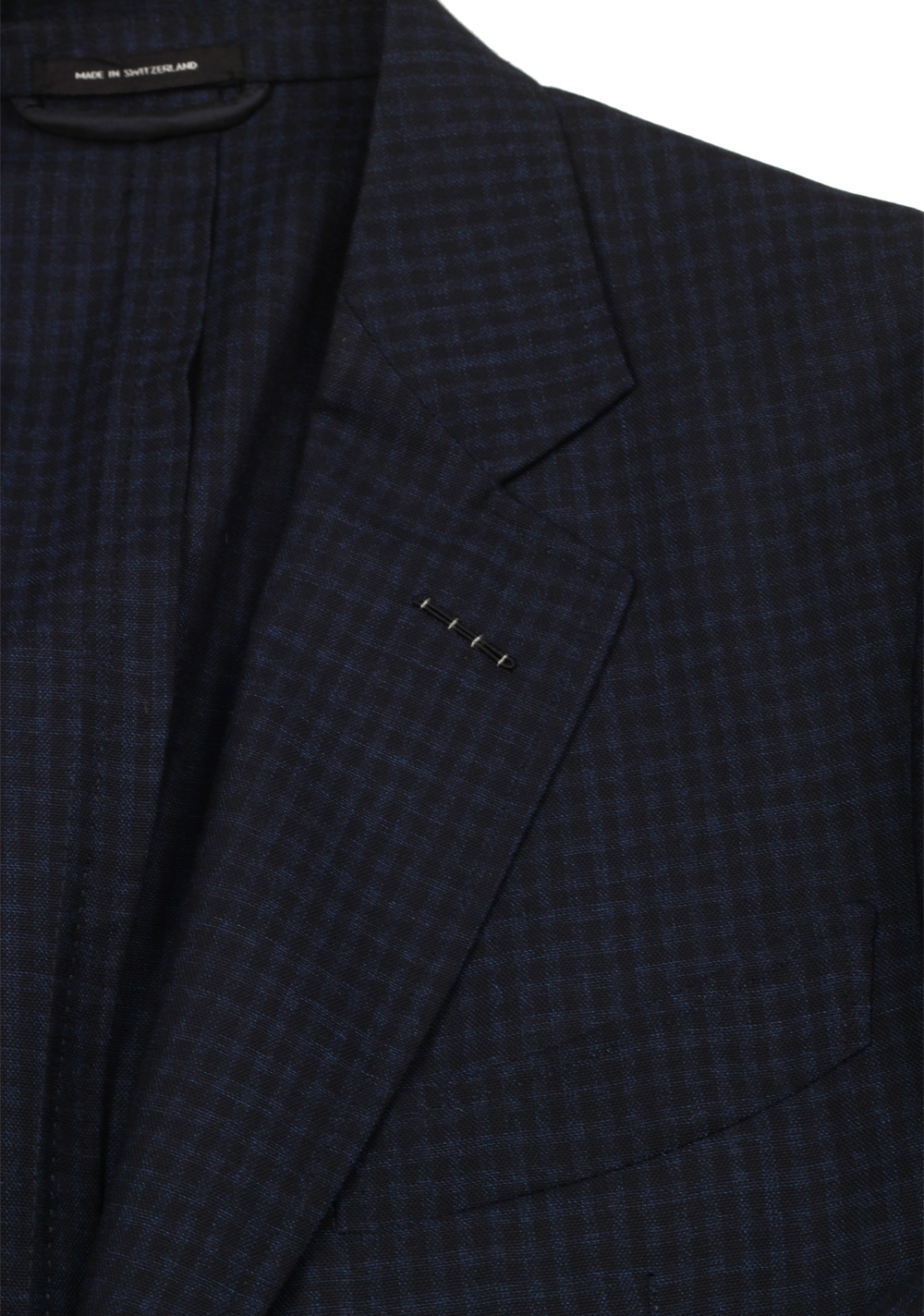 TOM FORD O’Connor Blue Light Construction Sport Coat Size 48 / 38R U.S. Wool Silk Fit Y | Costume Limité