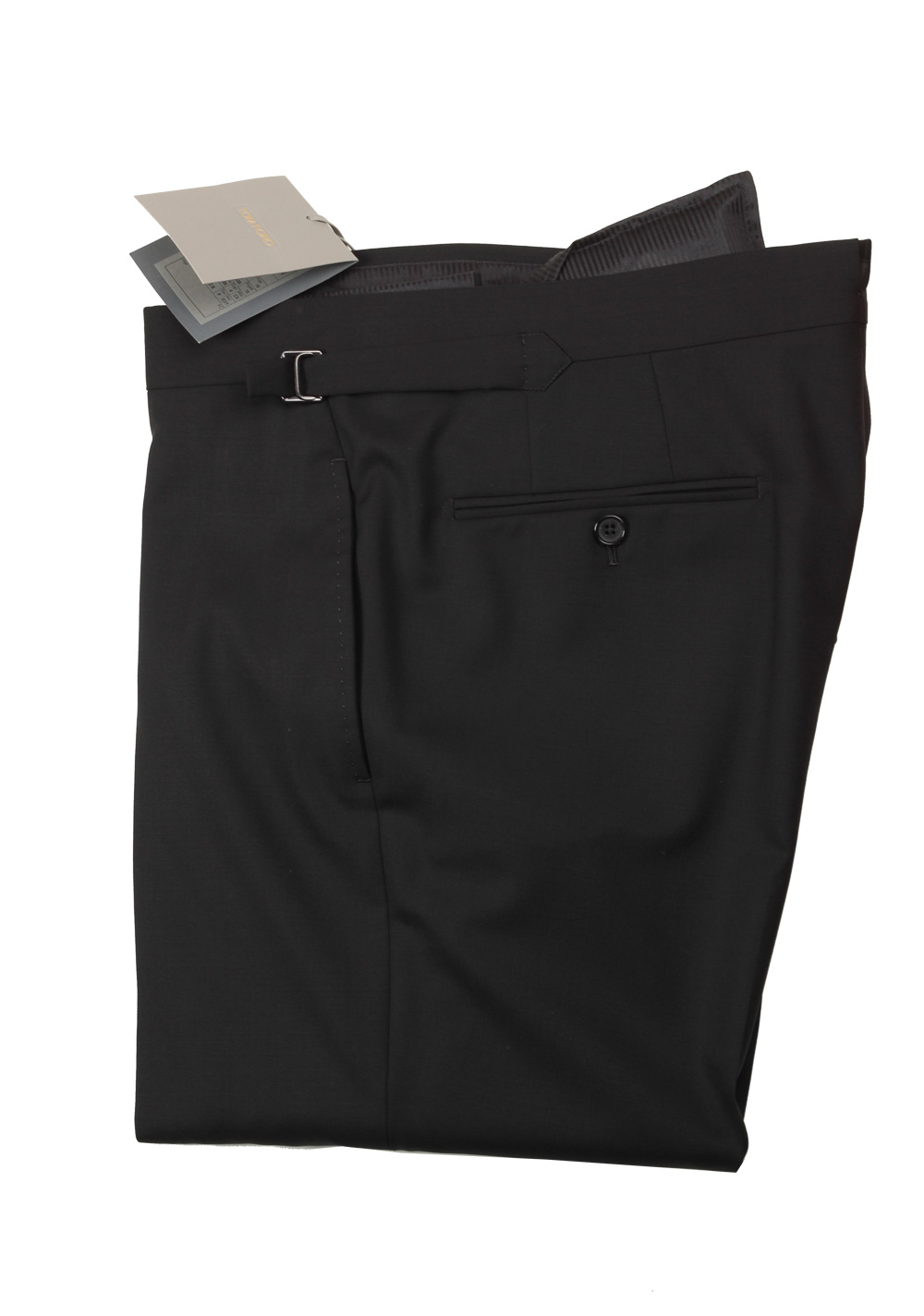 TOM FORD Black Wool Dress Trousers Size 52 / 36 U.S. | Costume Limité