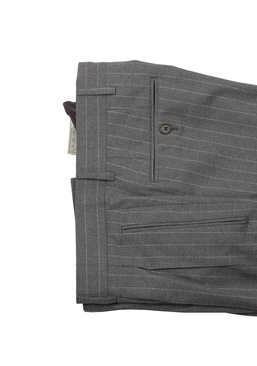 TOM FORD Shelton Striped Gray Suit Size 46 / 36R U.S. | Costume Limité