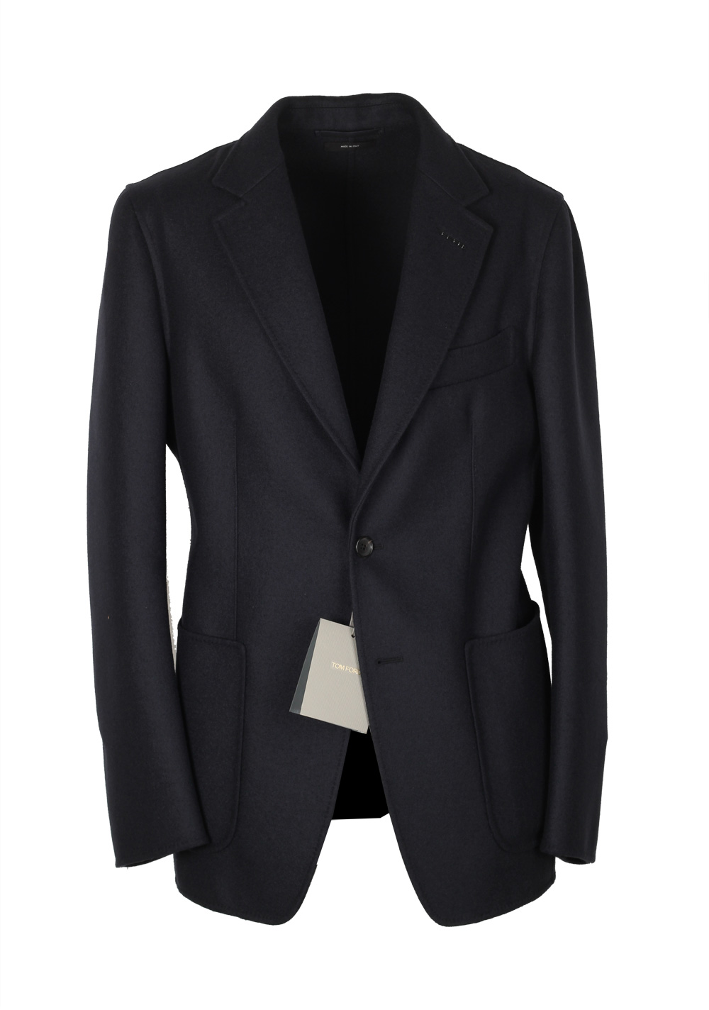 TOM FORD O’Connor Black Double Faced Unlined Sport Coat Size 48 / 38R U.S. Wool Fit Y | Costume Limité