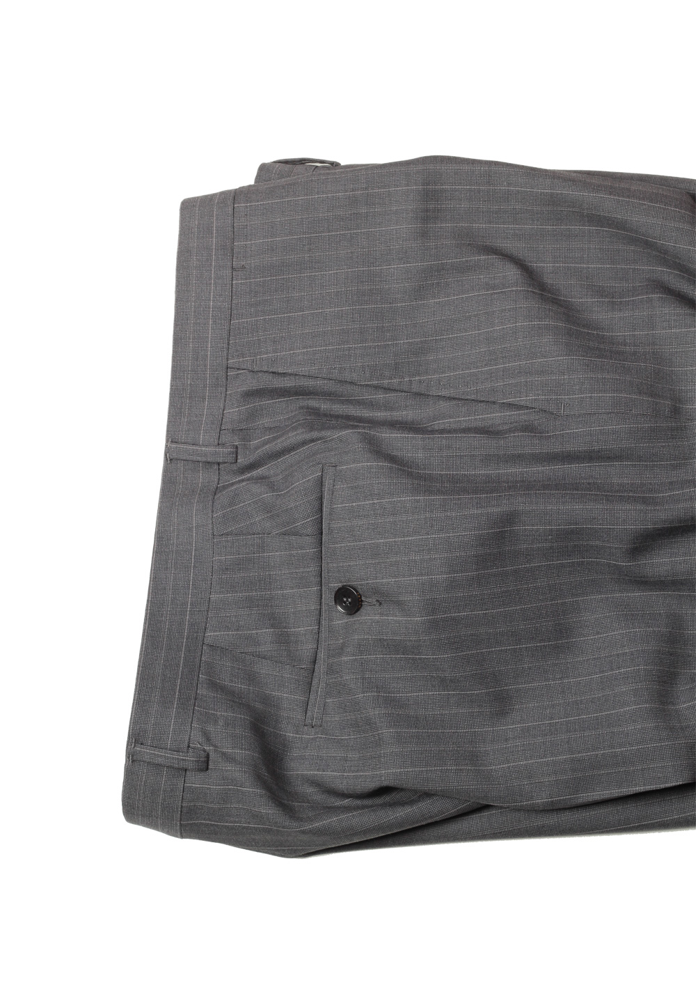 Gucci Gray Flannel Striped Suit Size 52L / 42L U.S. In Wool | Costume Limité