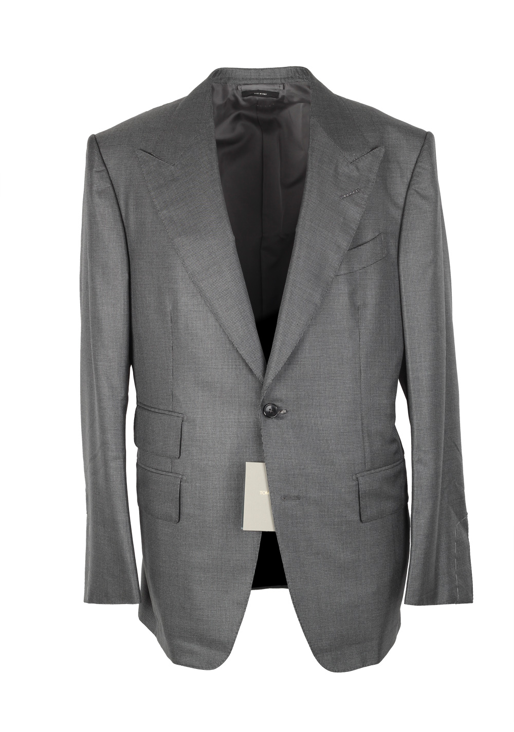 TOM FORD Windsor Gray Suit Size 50 / 40R U.S. Silk Wool Fit A | Costume Limité