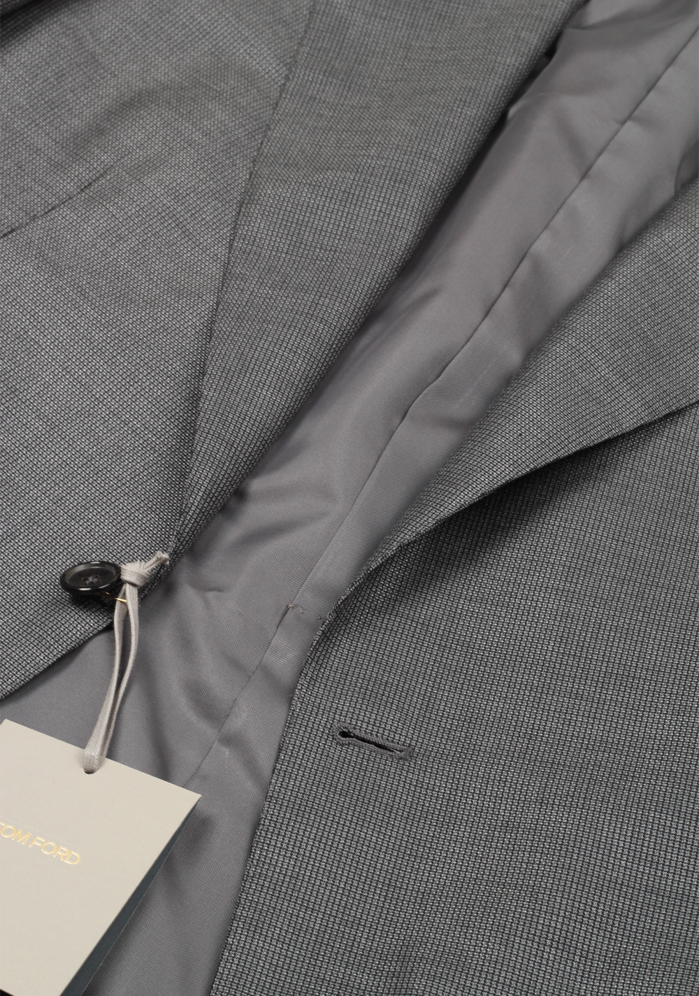 TOM FORD Windsor Gray Suit Size 50 / 40R U.S. Silk Wool Fit A | Costume Limité