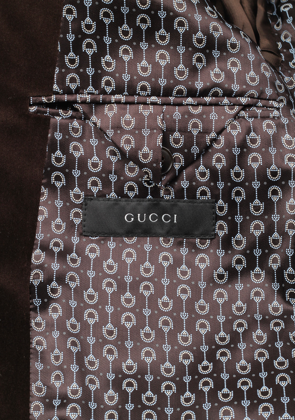 Gucci Brown Velvet Sport Coat Size 52 / 42R U.S. In Cotton | Costume Limité