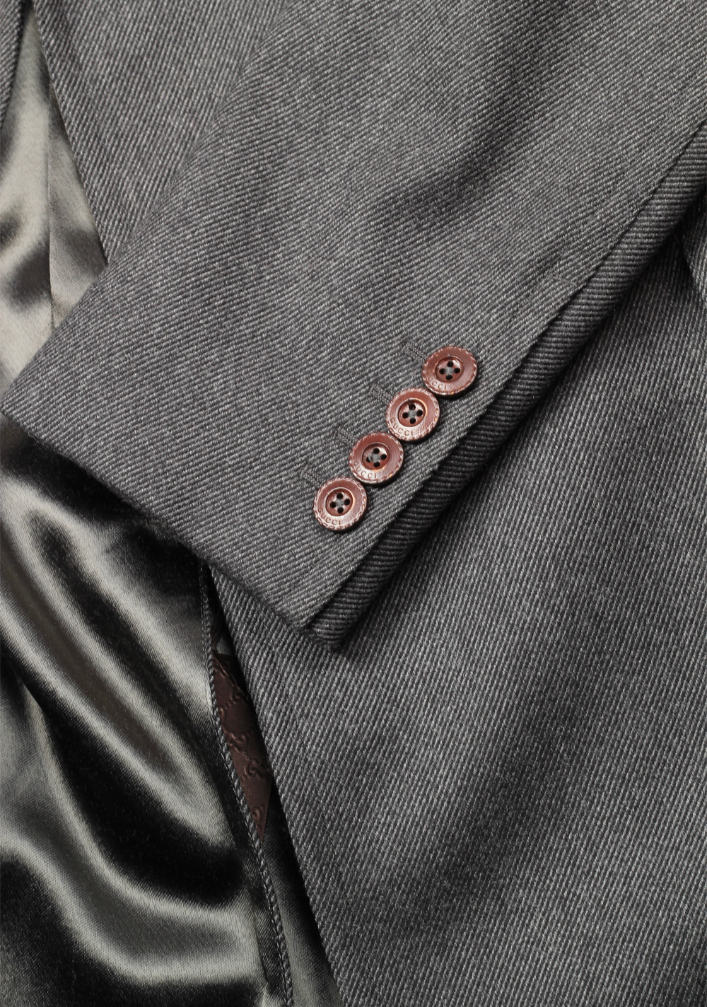 Gucci Gray Overcoat Size 52 / 42R U.S. In Wool | Costume Limité