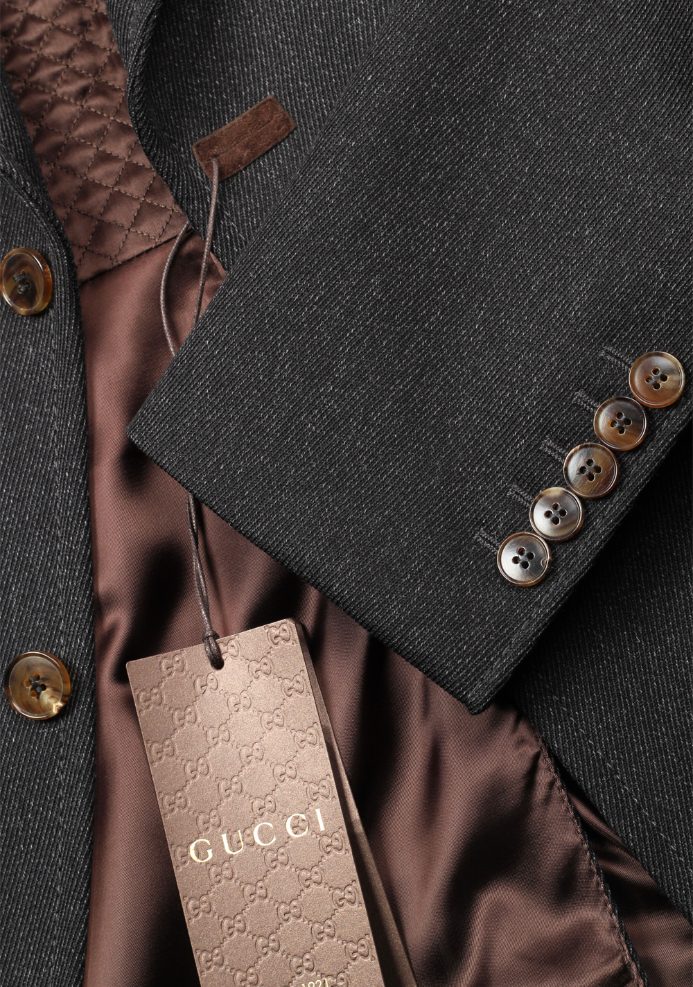 Gucci Gray Coat Size 50 / 40R U.S. In Wool | Costume Limité