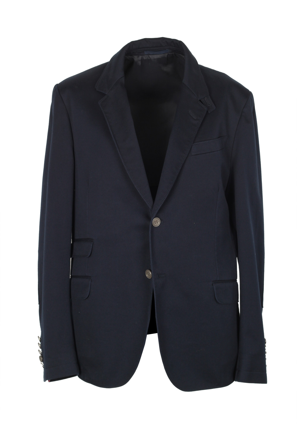 Gucci Blue Coat Size 52 / 42R U.S. In Cotton | Costume Limité
