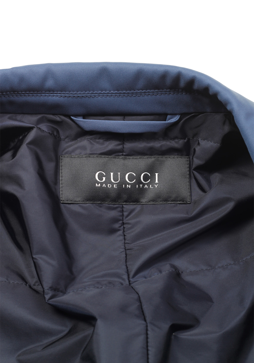Gucci Blue Rain Coat Size 56 / 46R U.S. | Costume Limité