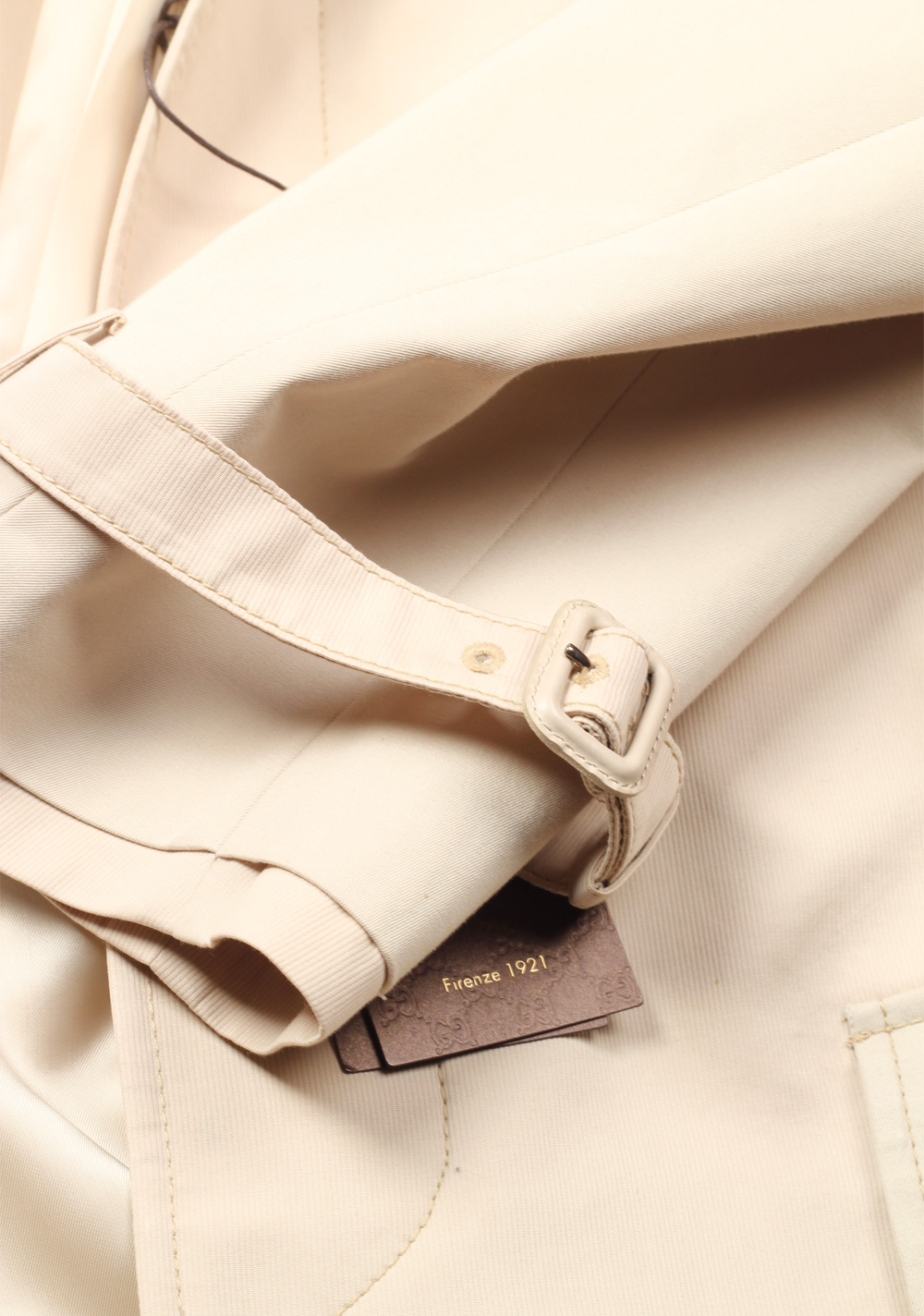 Gucci Beige Rain Coat Size 48 / 38R U.S. In Cotton | Costume Limité