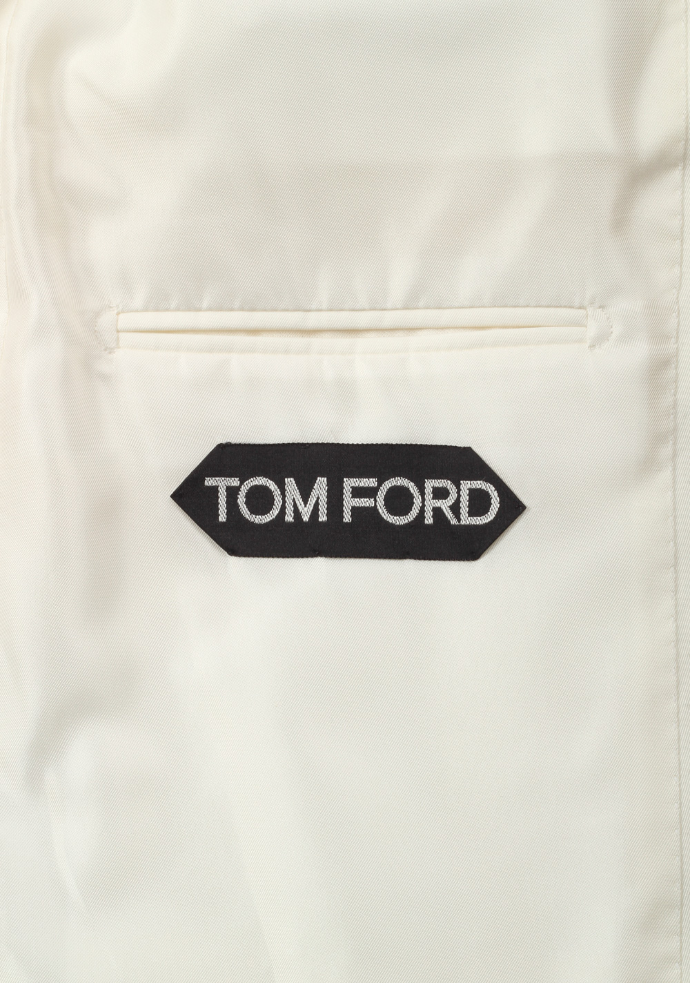 TOM FORD O’Connor Off White Sport Coat Size 50 / 40R U.S. Cotton Fit Y | Costume Limité