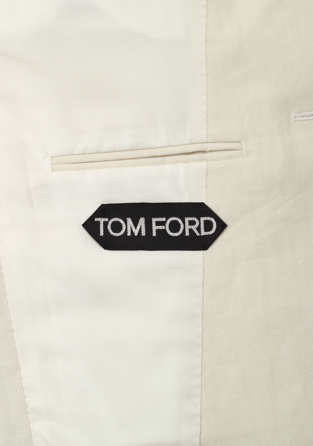 TOM FORD Shelton Off White Sport Coat Size 50 / 40R U.S. Linen | Costume Limité