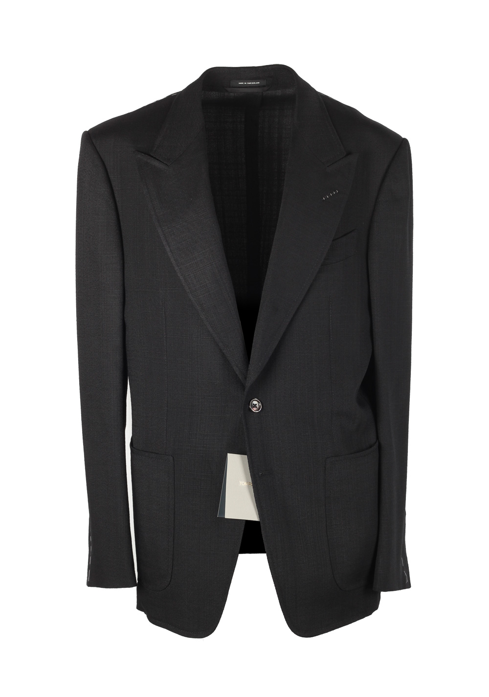 TOM FORD Shelton Black Sport Coat Size 50 / 40R U.S. In Rayon | Costume Limité