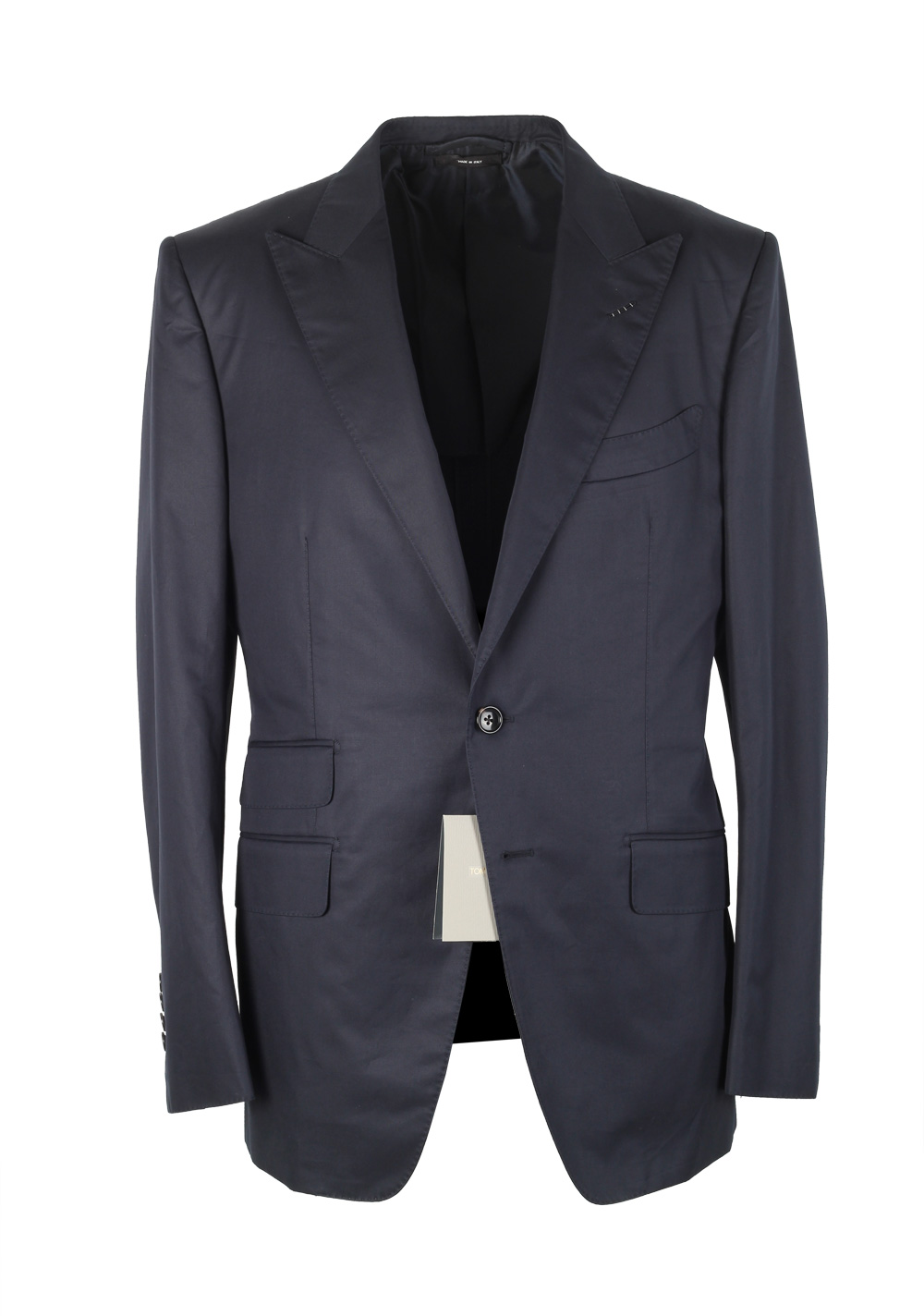 TOM FORD O’Connor Navy Suit Size 50 / 40R U.S. In Cotton Fit Y ...