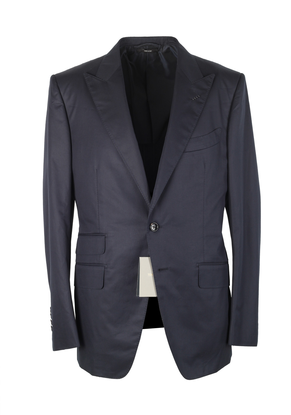 TOM FORD O’Connor Navy Suit Size 50 / 40R U.S. In Cotton Fit Y