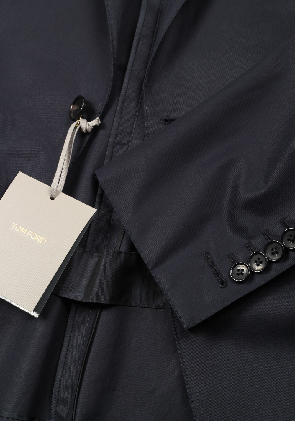 TOM FORD O’Connor Navy Suit Size 50 / 40R U.S. In Cotton Fit Y – image 4