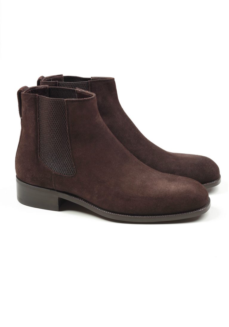 TOM FORD Wilson Brown Suede Chelsea Boots Shoes Size 10.5 Uk / 11.5 U.S. - thumbnail | Costume Limité