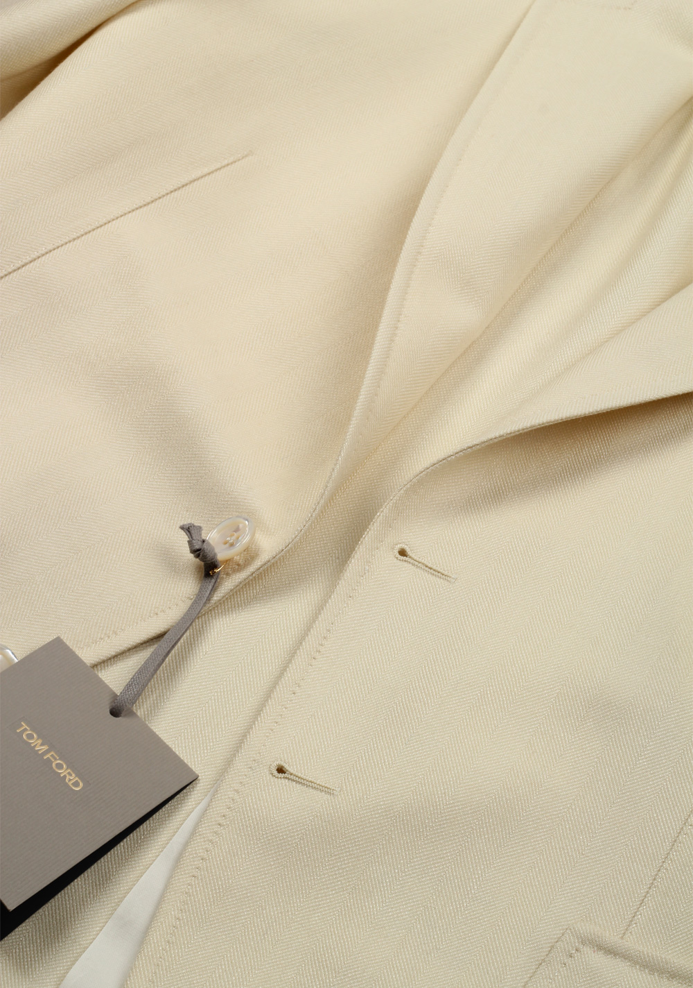 TOM FORD O’Connor Beige Sport Coat Size 50 / 40R U.S. Mohair Silk Wool Fit Y | Costume Limité
