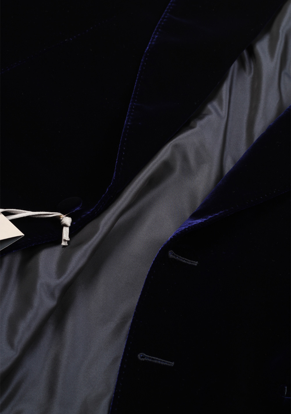 TOM FORD Shelton Blue Sport Coat Velvet Tuxedo Dinner Jacket Size 54 / 44R U.S. | Costume Limité