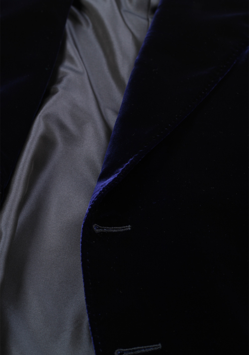 TOM FORD Shelton Blue Sport Coat Velvet Tuxedo Dinner Jacket Size 58 / 48R U.S. | Costume Limité