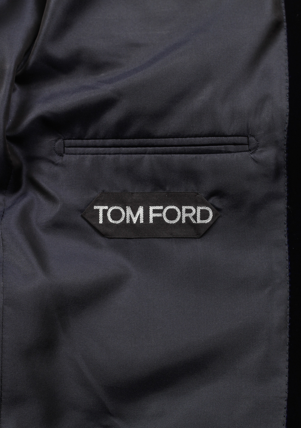 TOM FORD Shelton Blue Sport Coat Velvet Tuxedo Dinner Jacket Size 58 / 48R U.S. | Costume Limité