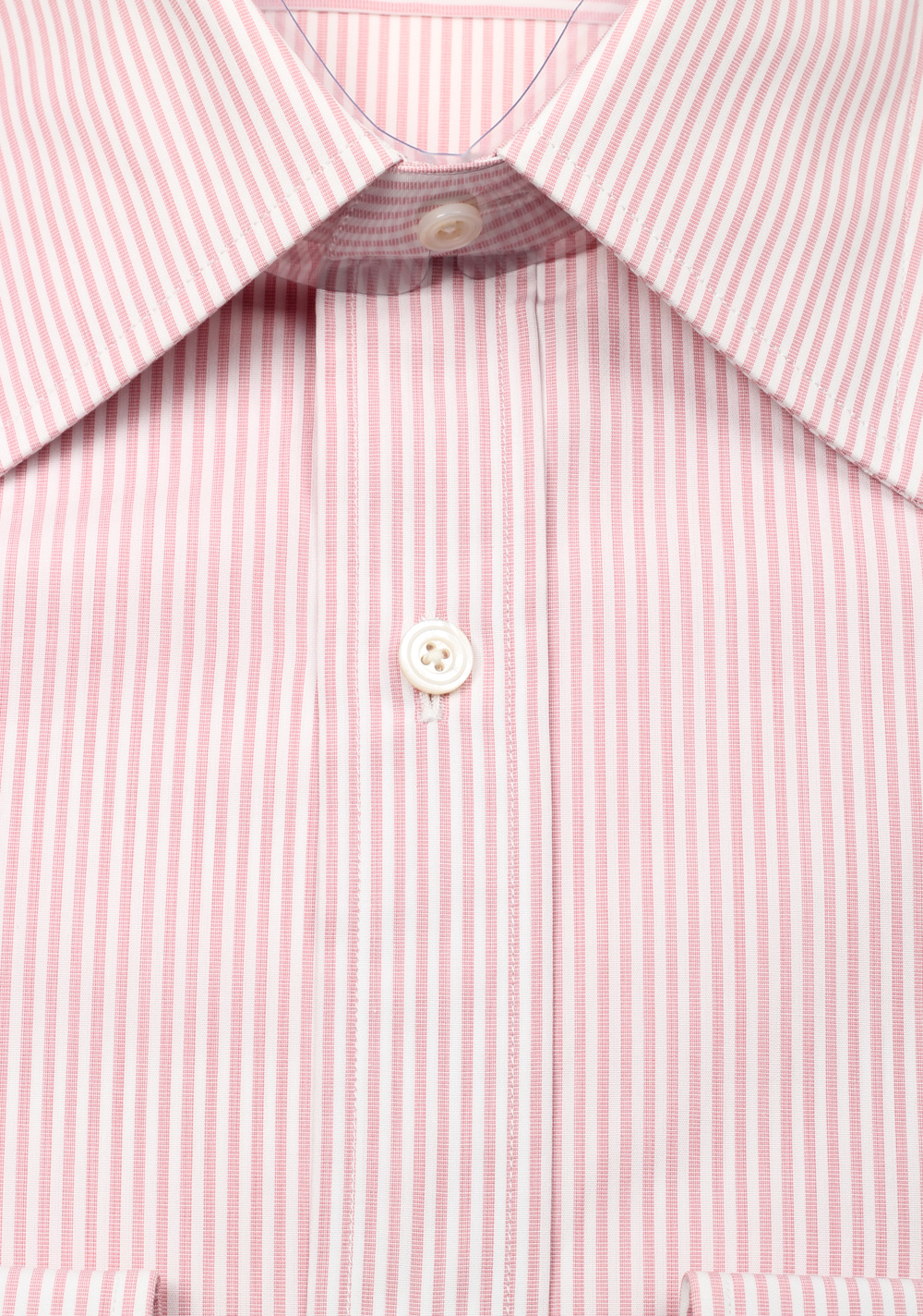 TOM FORD Striped White Pink Dress Shirt Size 40 / 15,75 U.S. | Costume Limité