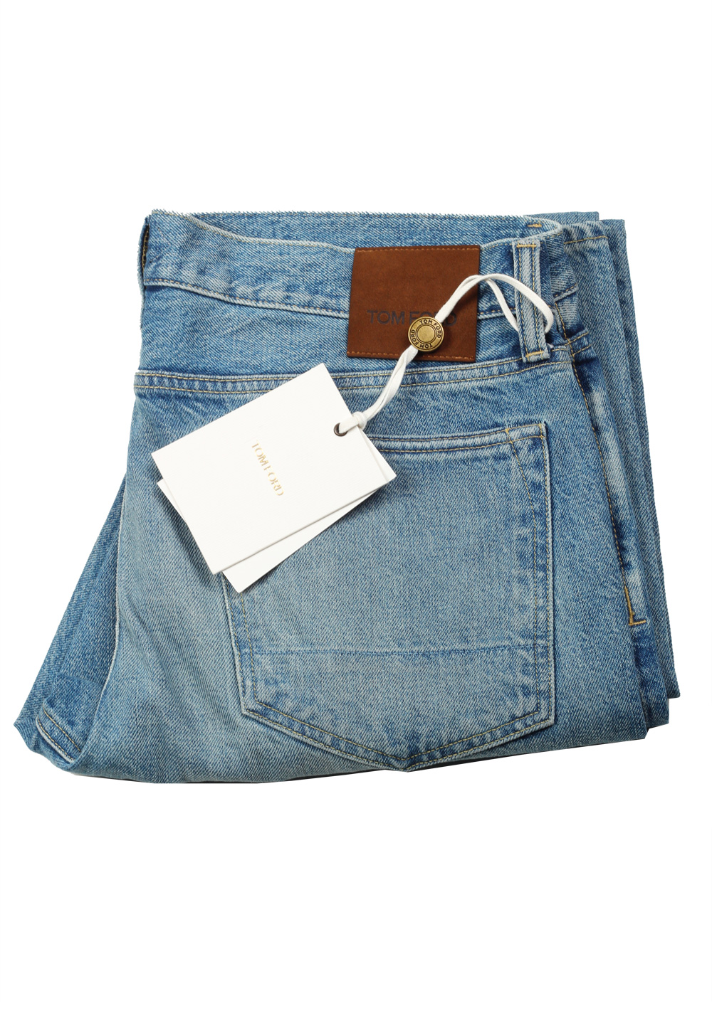TOM FORD Blue Slim Fit Jeans TFD001 Size 52 / 36 U.S. | Costume Limité