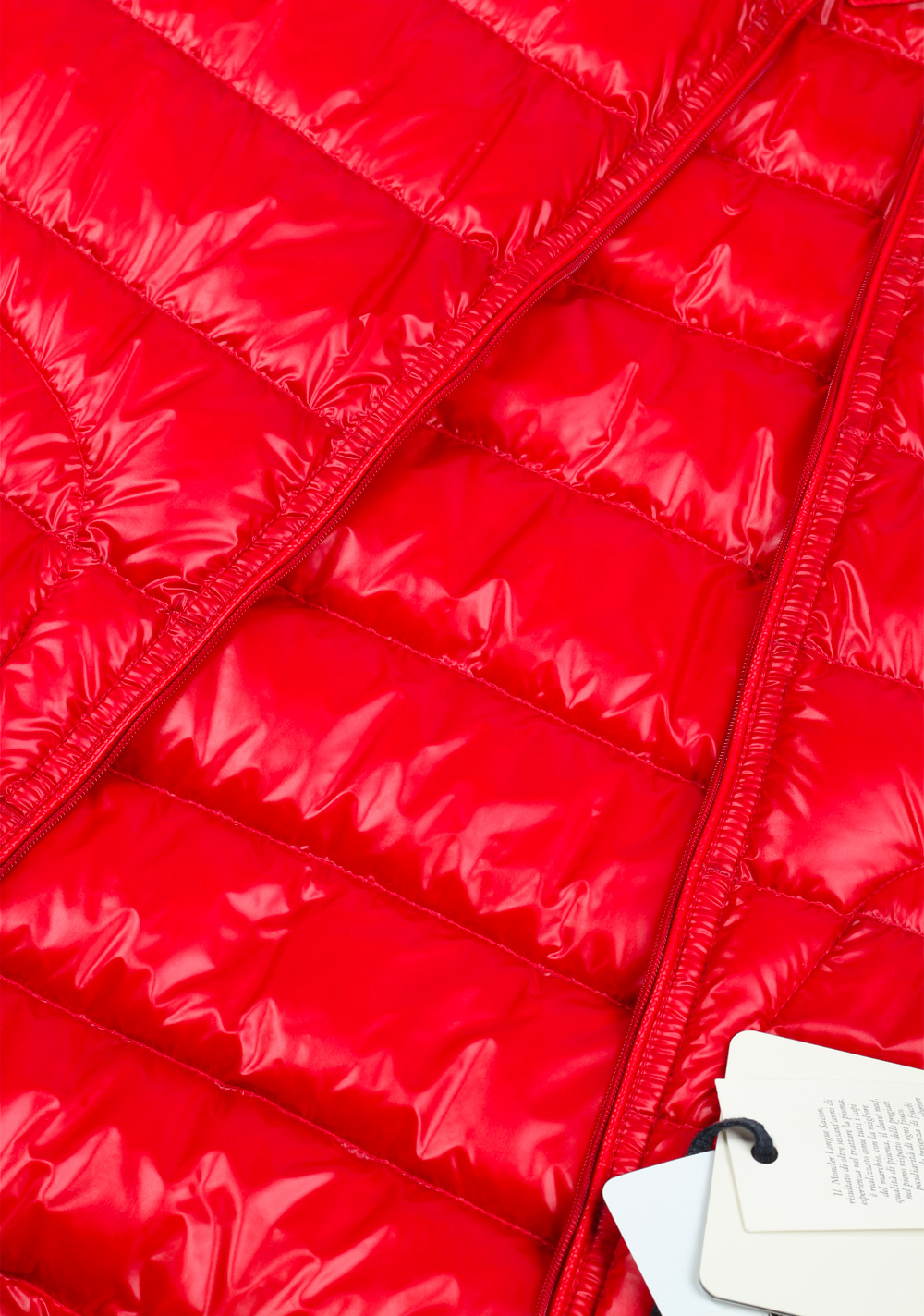Moncler Red Acorus Quilted Down Jacket Coat Size 5 / XL / 54 / 44 U.S. | Costume Limité