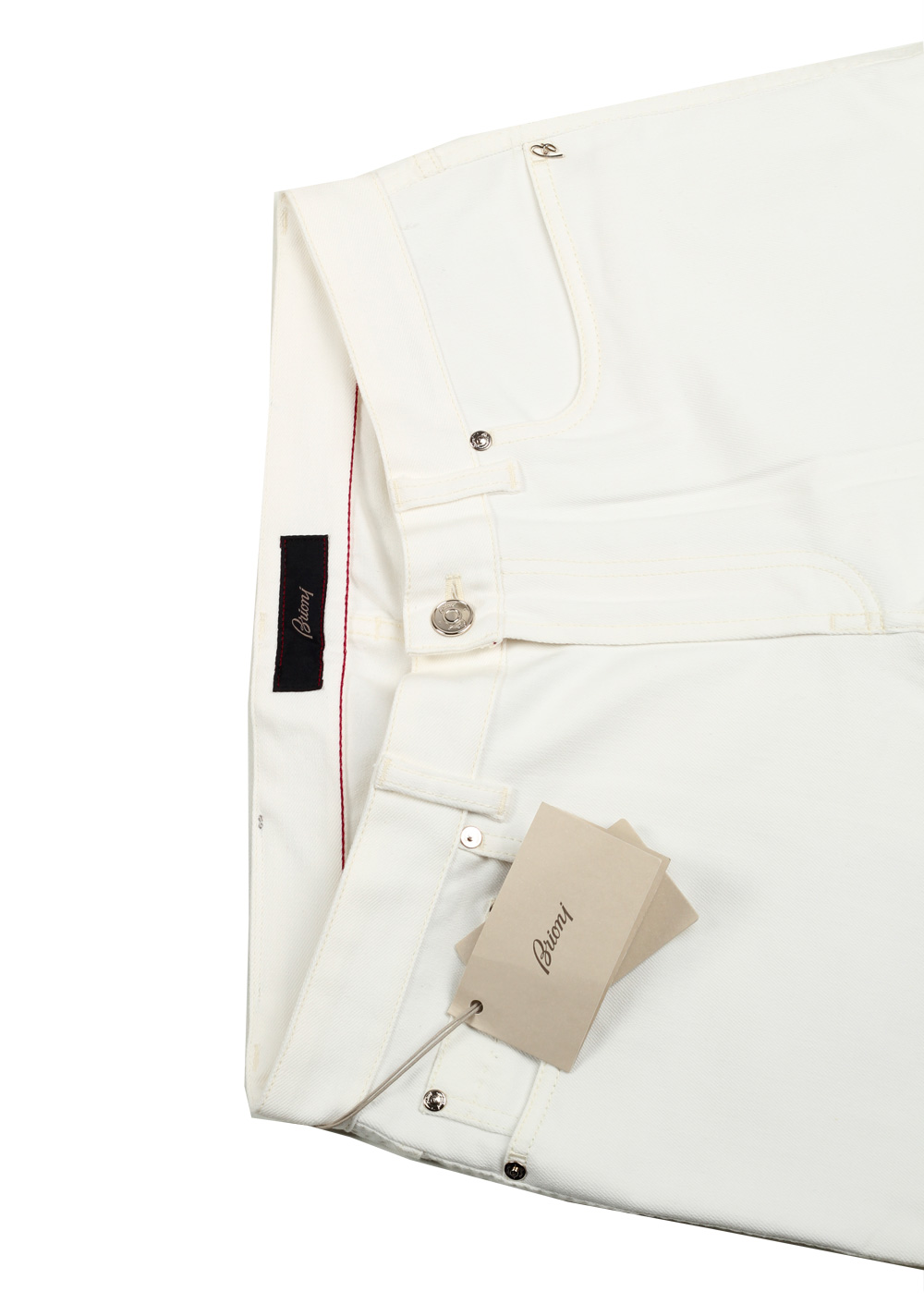 Brioni White Jeans SPL70L Trousers Size 51 / 35 U.S. | Costume Limité