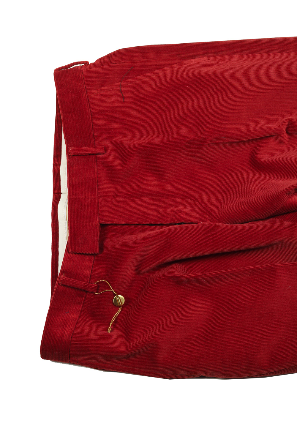 Gucci Red Corduroy Trousers Size 52 / 36 U.S | Costume Limité