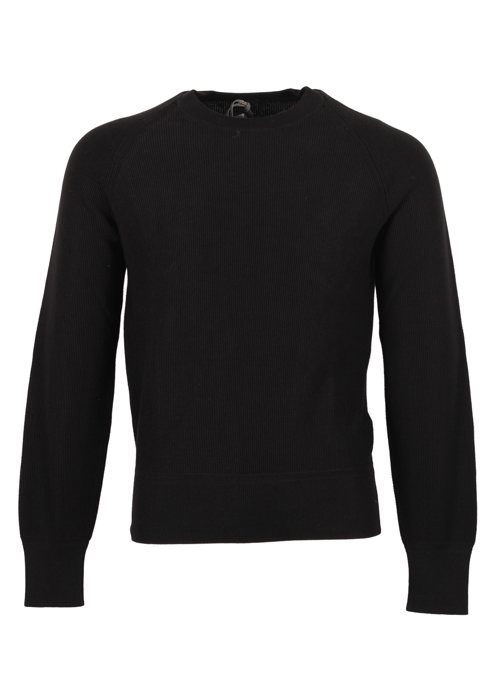 TOM FORD Black Crew Neck Sweater Size 48 / 38R U.S. In Silk Cotton | Costume Limité