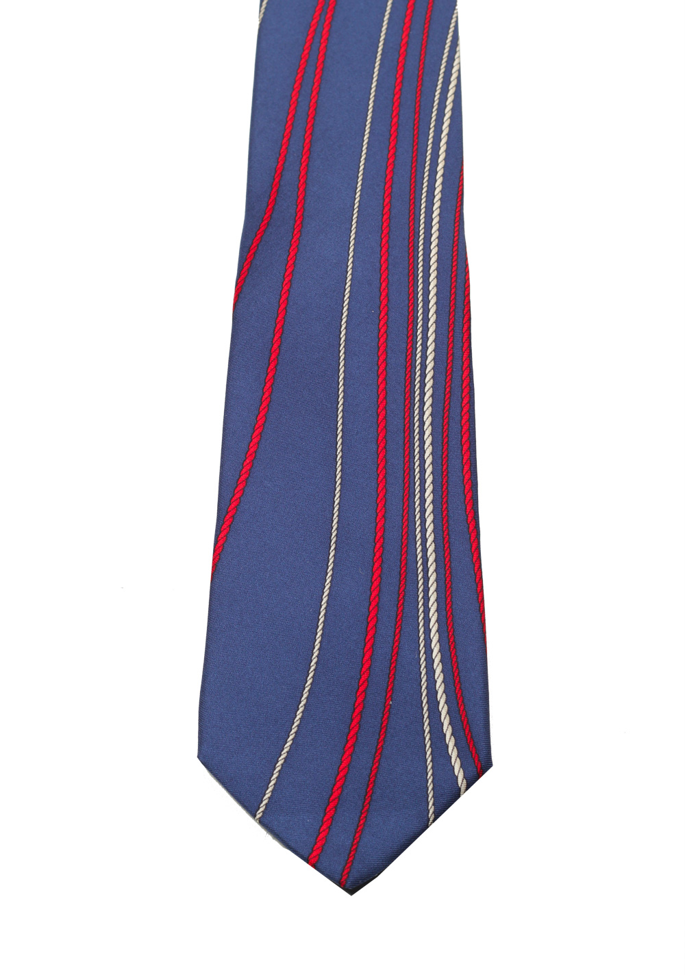 Gucci Blue Patterned Rope Tie | Costume Limité