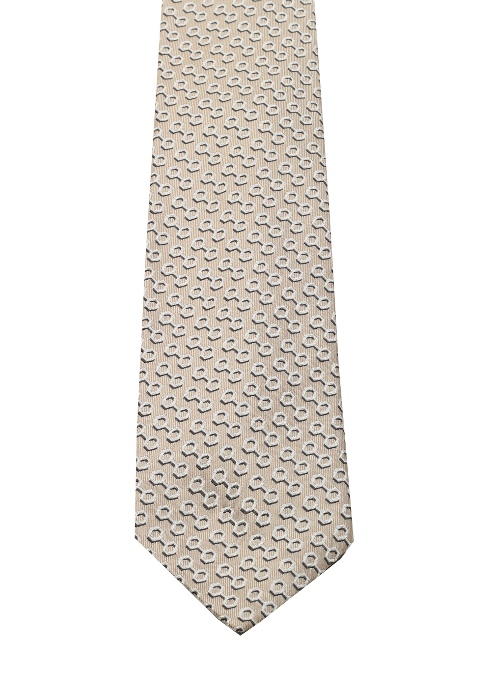 Gucci Beige Patterned Tie | Costume Limité