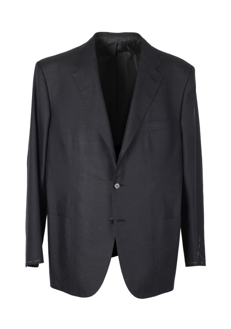 Brioni Gray Sport Palatino Coat Size 56 / 46R U.S. Silk Cotton - thumbnail | Costume Limité