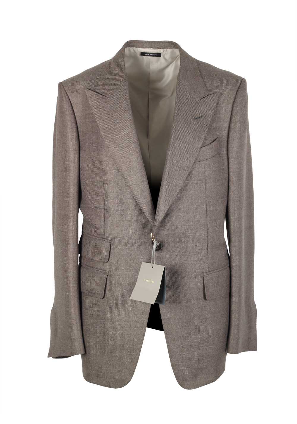 TOM FORD Shelton Beige Sport Coat Size 50 / 40R U.S. Wool Rayon | Costume Limité
