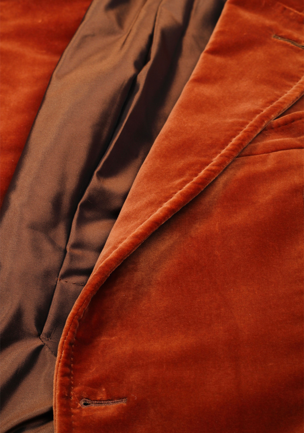 TOM FORD Shelton Velvet Brown Sport Coat Size 54 / 44R Cotton | Costume Limité