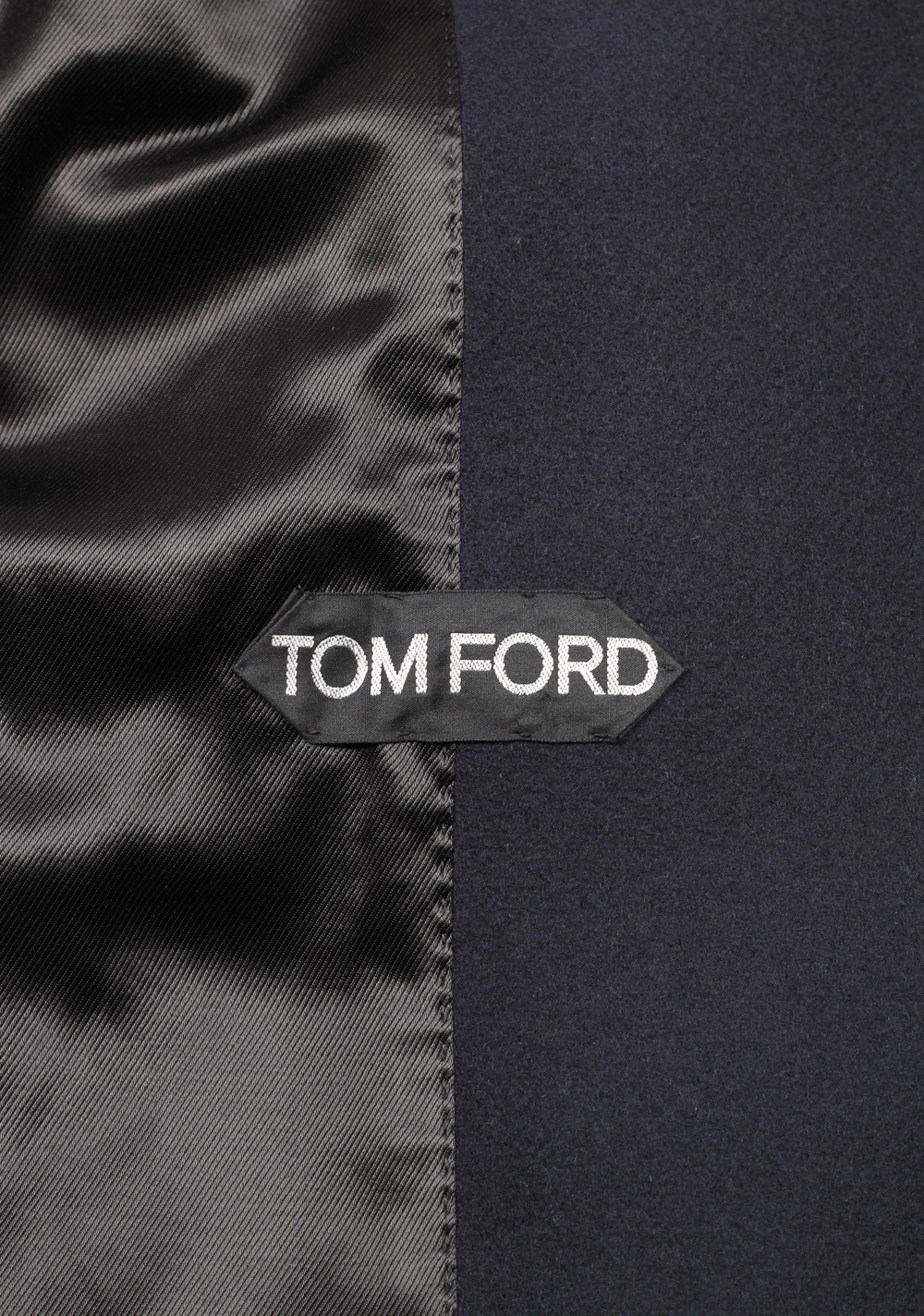 TOM FORD Navy Pea Coat Size 54 / 44R U.S. Outerwear | Costume Limité