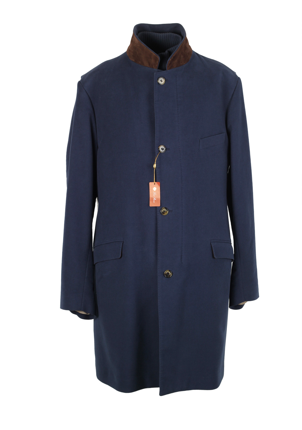 Loro Piana Blue Storm System Coat Size 56 / 46 U.S. Outerwear | Costume ...