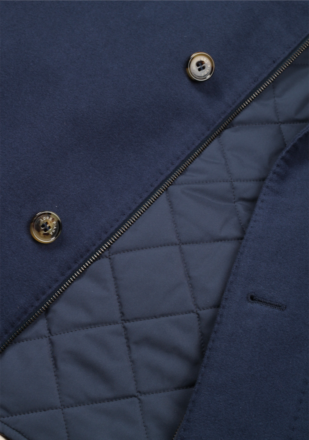 Loro Piana Blue Storm System Coat Size 56 / 46 U.S. Outerwear | Costume Limité
