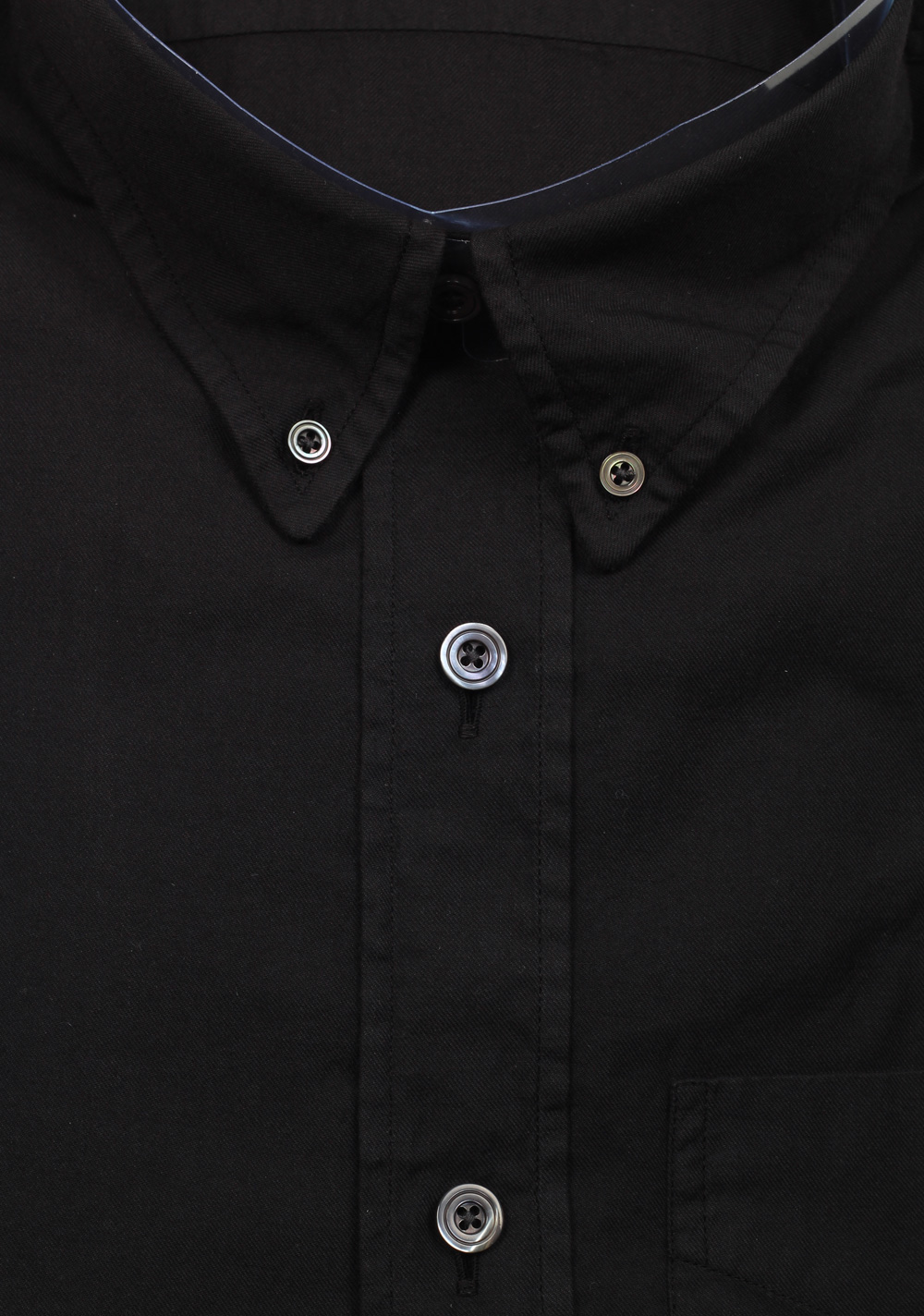 TOM FORD Solid Black Casual Button Down Shirt Size 43 / 17 U.S. | Costume Limité
