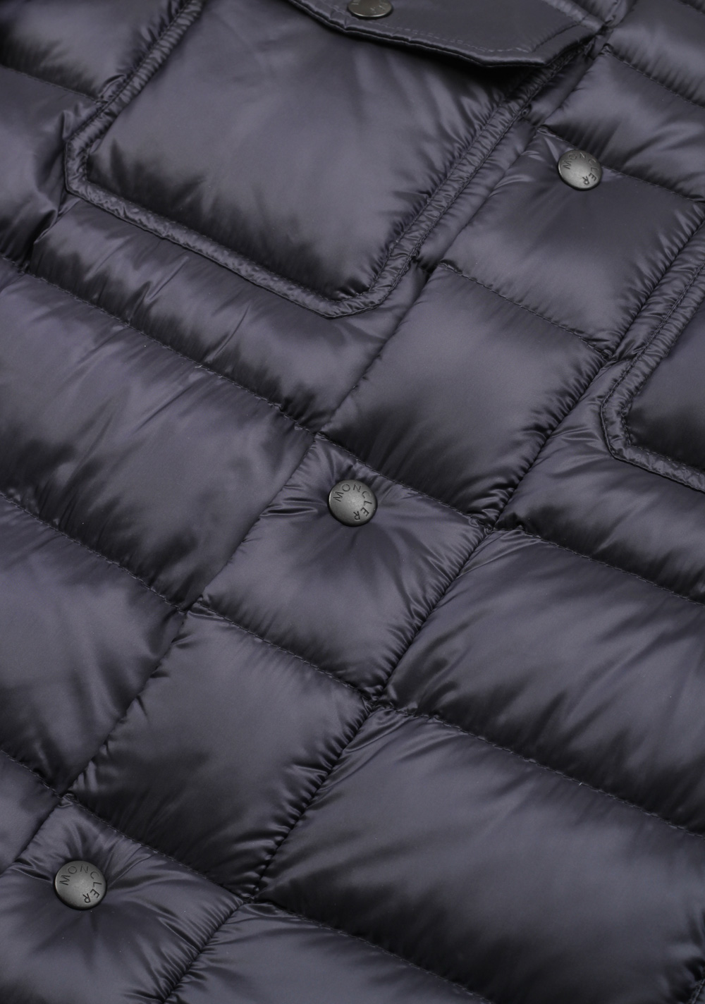 Moncler Blue Forbin Quilted Down Jacket Coat Size 1 / S / 46 / 36 U.S. | Costume Limité