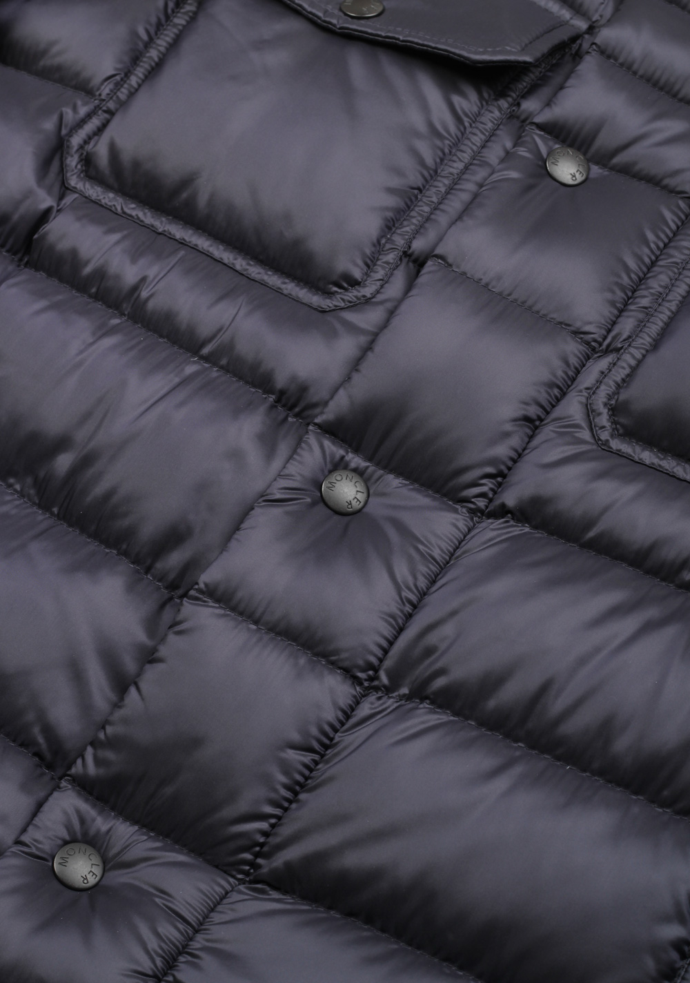 Moncler Blue Forbin Quilted Down Jacket Coat Size 7 / XXL / 58 / 48 U.S. | Costume Limité